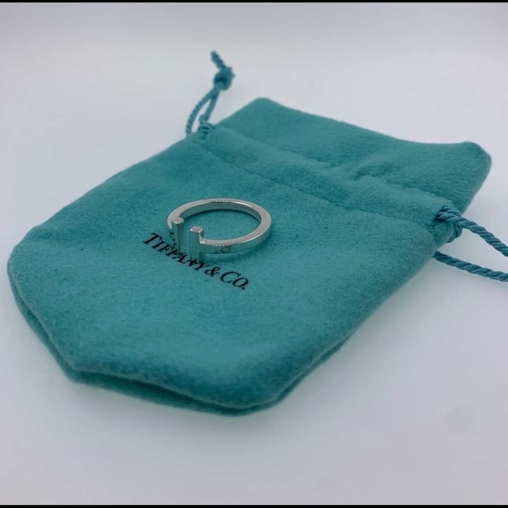 Tiffany & Co T Ring Size 6 - Picture 2 of 7